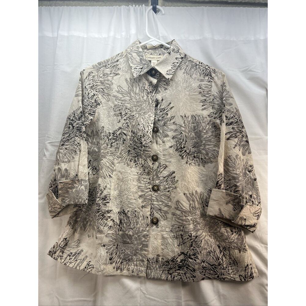 Coldwater Creek Womens Petite‎ S Coastal Grandma Shabby Chic Bohemian Layering